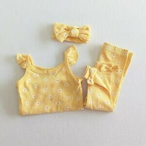 Emily + Oliver Floral Set 3/6m